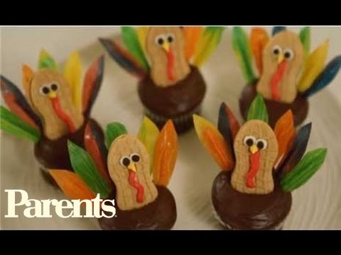 Thanksgiving Dessert Ideas -- Gobbler Cupcakes |...