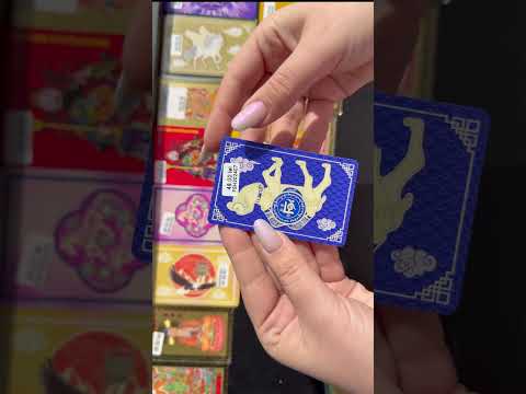 Card Feng Shui din plastic pentru flux de bani cu camila 