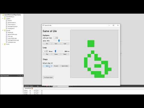Game of Life with C++ and Qt