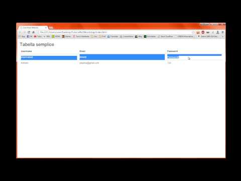 Bootstrap per Principianti 3 Tabelle
