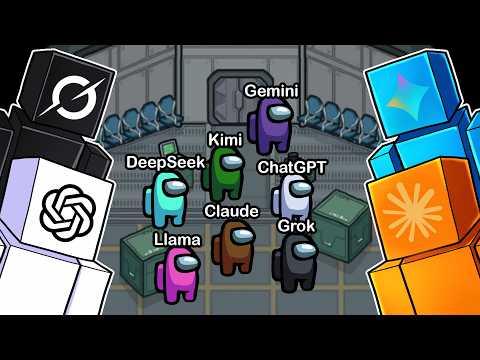 10 AIs Play Among Us