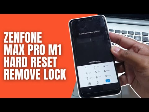 How to Hard Reset Asus Zenfone Max Pro M1 Remove Pattern Pin Password Lock screen