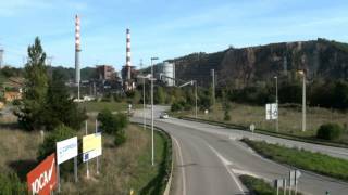 preview picture of video 'CRÓNICA La mega rotonda de l'Empalme de acceso al puerto de Gijón - El Musel'