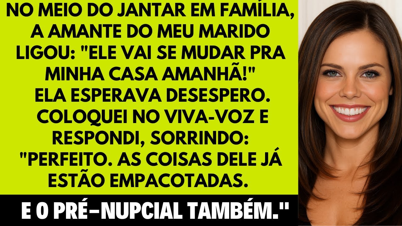 My husband's lover called me right in the middle of family dinner: "He's moving in with me...