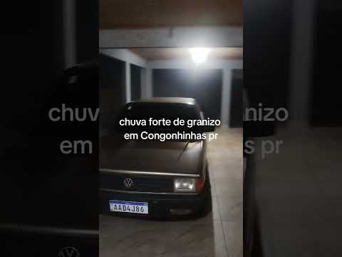 granizo em congonhinhas PR Dia 28/09
