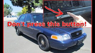 Crown Vic Police interceptor trunk button secrets!