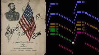 Sousa, Stars and Stripes Forever, animated piccolo