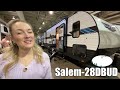 Check out this Video for a 2025 Forest River Salem 28DBUD(Stock #5990)  for sale by Parkview RV Center. This unit is located in Smyrna, DE