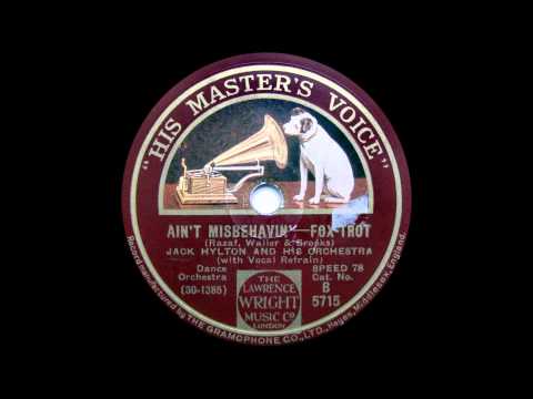 Ain't Misbehavin' - Jack Hylton Orch.- 1929