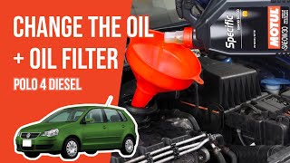 Youtube thumbnail of video "Change the oil and the oil filter Polo mk4 1.9 TDI 🛢"