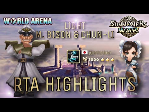 Light M. Bison & Light Chun-Li RTA Highlights - Summoners War