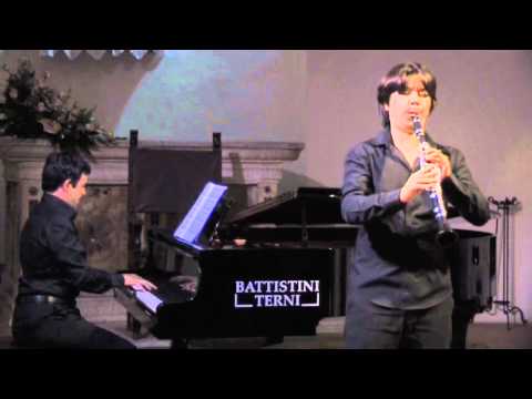 ARON CHIESA (14 anni)  -  Sonata Poulenc  clar. e pf. 1 mov.