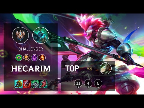 Hecarim Top vs Riven - BR Challenger Patch 11.16