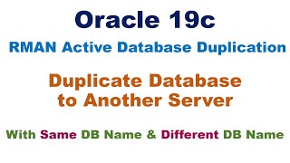 Download the video "Oracle RMAN Active Duplication (Cloning) on Different Server with Same and Different Name (LONG)"
