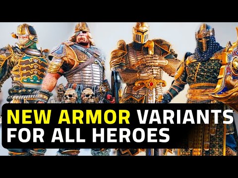 New Armor Sets For All Heroes! | For Honor Year 6 Season 4: Shattered Fates | Y6S4 Armor variations