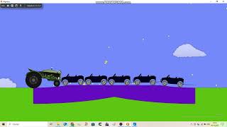 jeep VS jeep bot , hill climb racing level 1-8 wave