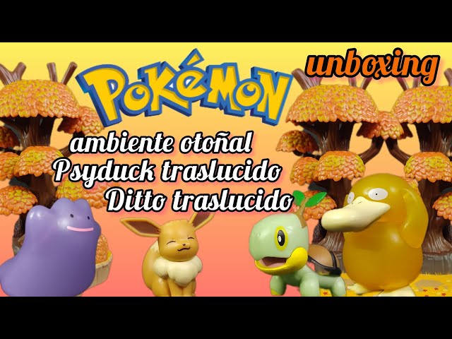 Vídeo relacionado con Pokémon PKW - Select - Paquete de Figuras ambientales de 6 Pulgadas (Bosque otoñal con - Eevee #2 y Turtwig) W5