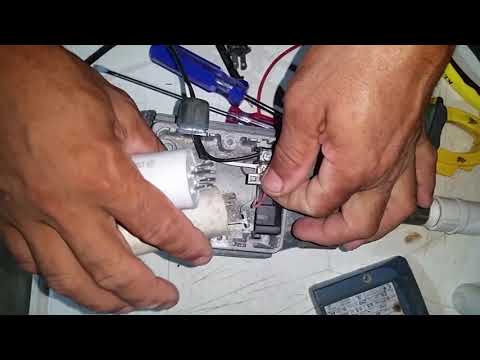 My water pump won't start and just hums. Solution: capacitor.