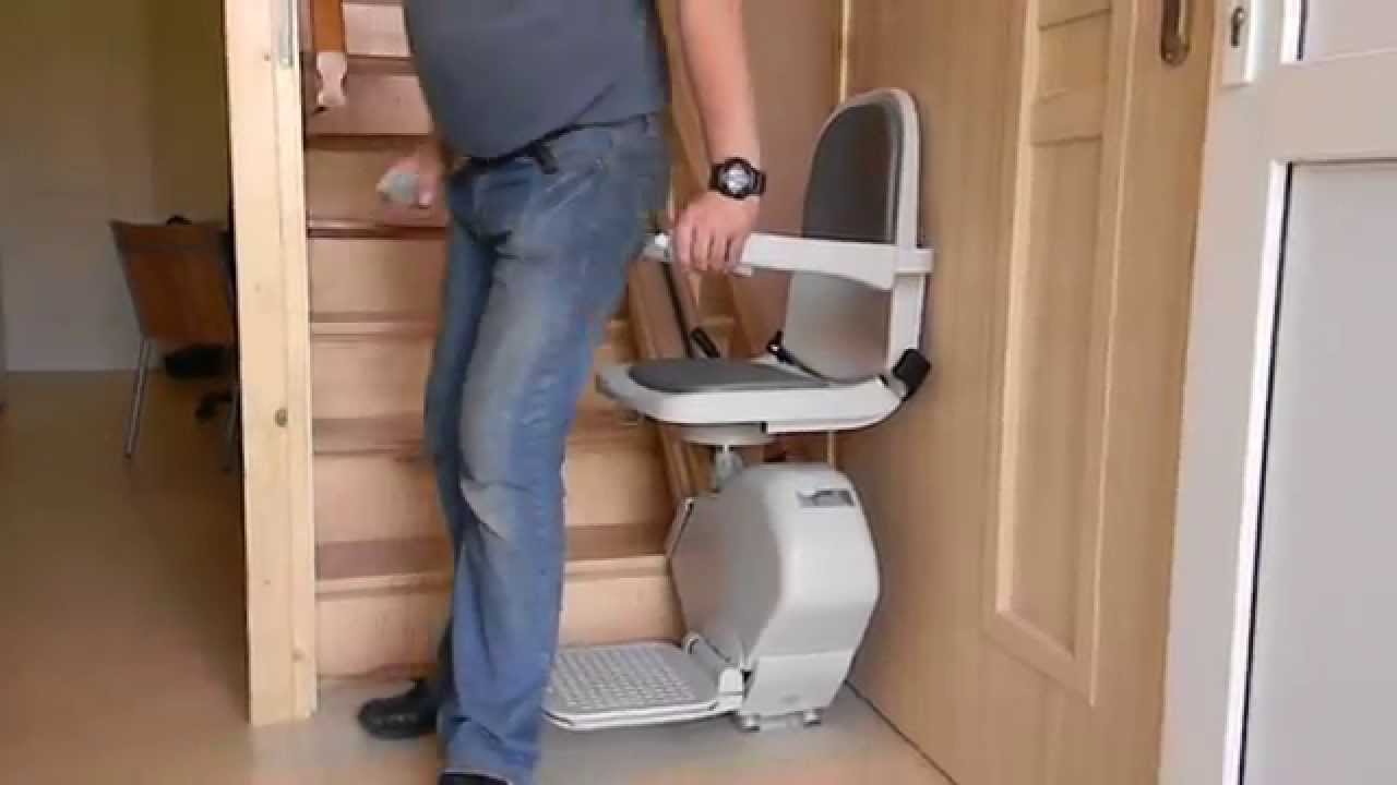 Krzesełko dźwigowe Acorn - składana szyna