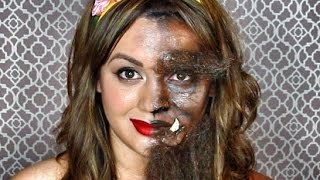 BEAUTY AND THE BEAST TWISTED MAKEUP TUTORIAL!