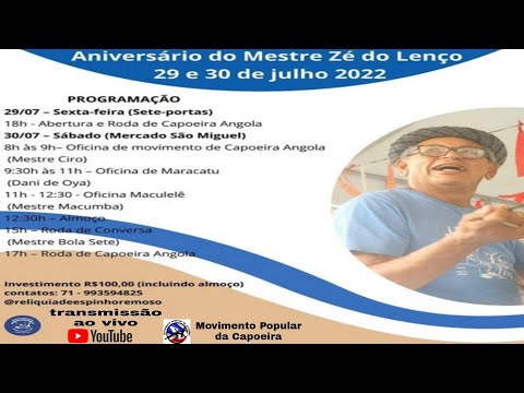 Capoeira | Aniversário mestre Zé do Lenço 2022