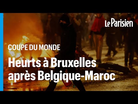 Coupe du monde : heurts à Bruxelles après la victoire du Maroc face à la Belgique