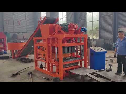 Fully Automatic Qt4-25 Brick Making Machine Concrete Block Molding Machine Cement Block Machine