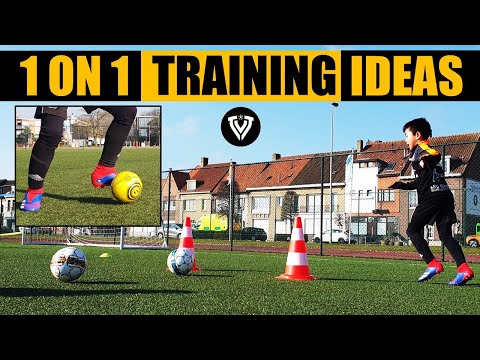 1 on 1 Training Ideas | Football - Soccer Exercises | U9 - U10 - U11 - U12