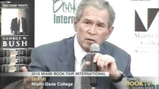 &#39;Bush Looked Into Putin&#39;s Eyes&#39; Miami Book Fair Bush Interview pt.2