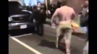 WTF...FIGHT NIGHT...LOLOL...BIG GUY KNOCKS THE SHIT OUT OF ALL THE BOUNCERS