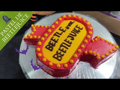 Pastel para Halloween de Beetlejuice