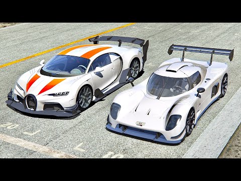 Bugatti Chiron GTR vs Ultima RS at Highlands