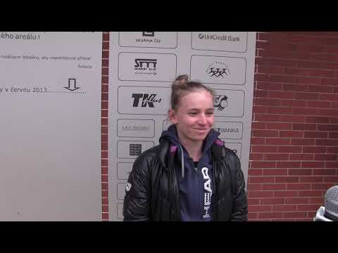 Anastasia Zarycká po prohře v 1. kole kvalifikace na J&T Banka Prague Open