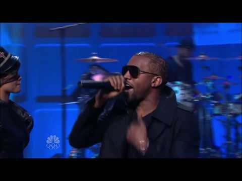 Jay Z & Kanye West ft. Rihanna - Run This Town (Tonight Show with Jay Leno)