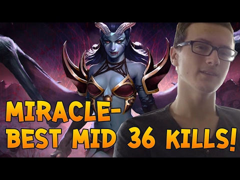 BEST Queen Of Pain Mid 36 Kills!! by Miracle-