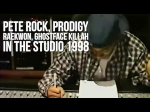 PETE ROCK, RAEKWON, PRODIGY AND GHOSTFACE KILLAH IN THE STUDIO 1998