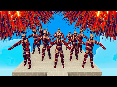 5x Colossal Titans vs Every Gods - Totally Accurate Battle Simulator.