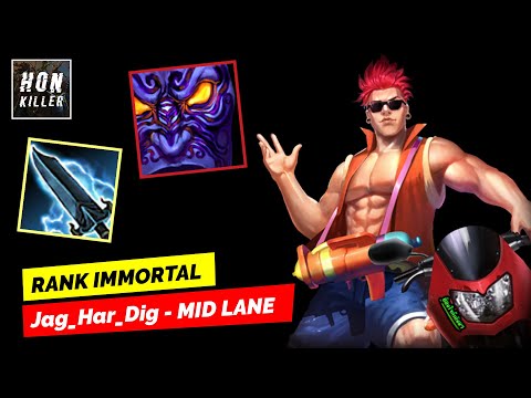 HoN Sir Benzington ELDER PARASITE with NULLFIRE BLADE - MID LANE