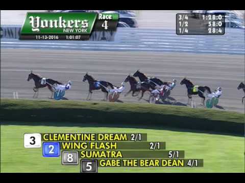 13/11/16, Yonkers - 4ème course - 2.011m - 18.800$