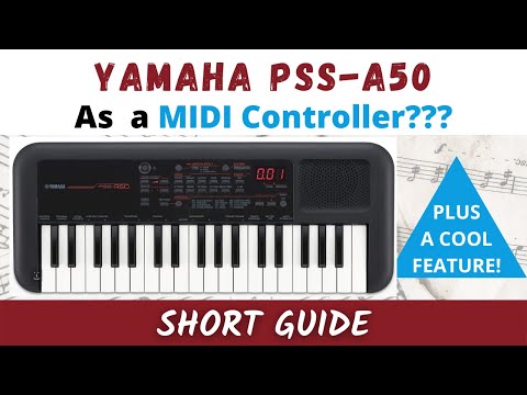 Using Yamaha PSS-A50 as a MIDI Controller in your DAW (e.g. Ableton)