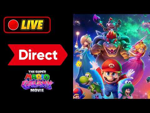 Super Mario Galaxy Movie Direct + LIVE REACTION!