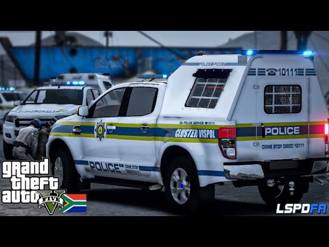 GTA Mzansi - Gang Unit Patrol Shoot Out l Playing As A Cop | LSPDFR | Ep. 30