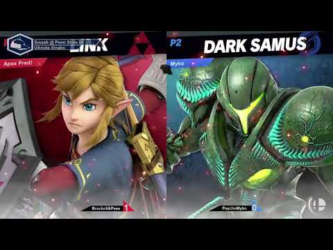 S@PS 86 Ultimate Singles - BrockoliandPeas(Link) vs PsychoMyko(Dark Samus/Ken) Winners Finals