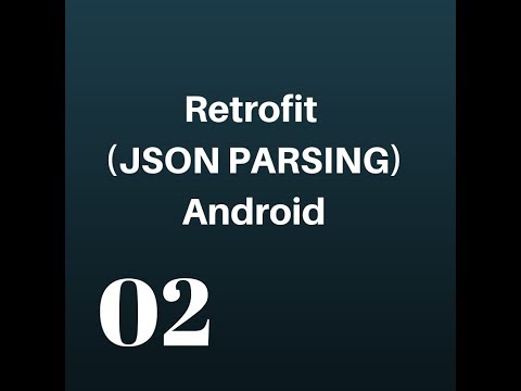 #2 Learn Retrofit (web services) JSON Parsing in Android Studio Tutorial