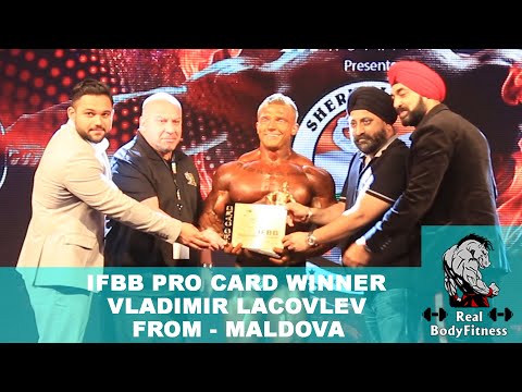 MENS BODYBUILDING IFBB PRO CARD WINNER VLADIMIR LACOVLEV | SHERU CLASSIC BANGALURU