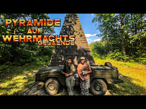 Wehrmacht, pioneers, memorial, traffic test facility, and the Army Research Center. KlappspatenTV