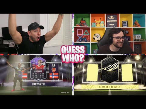 OMG 2 WHAT IF'S IN 1 PACK!!! EPIC GUESS WHO FIFA vs AJ3!!! (FIFA 21)