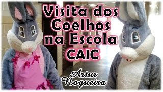 preview picture of video 'Visita dos Coelhos da Páscoa na Escola (EMEF Ederaldo Rossetti - CAIC / Artur Nogueira)'