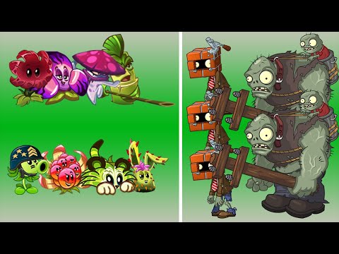 Random 12 Best Team Plant Vs Team Zombie - Who Will Win? - PvZ 2 Team 04 Plant