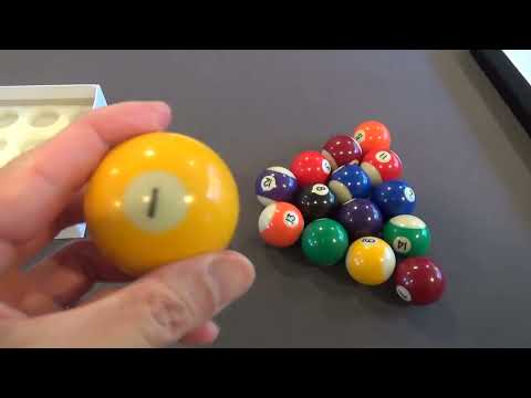 16 PIECES 2 INCH BILLIARDS BALL SET POOL TABLE ACCESSORIES CUSTOMER REVIEW AND CLOSER LOOK